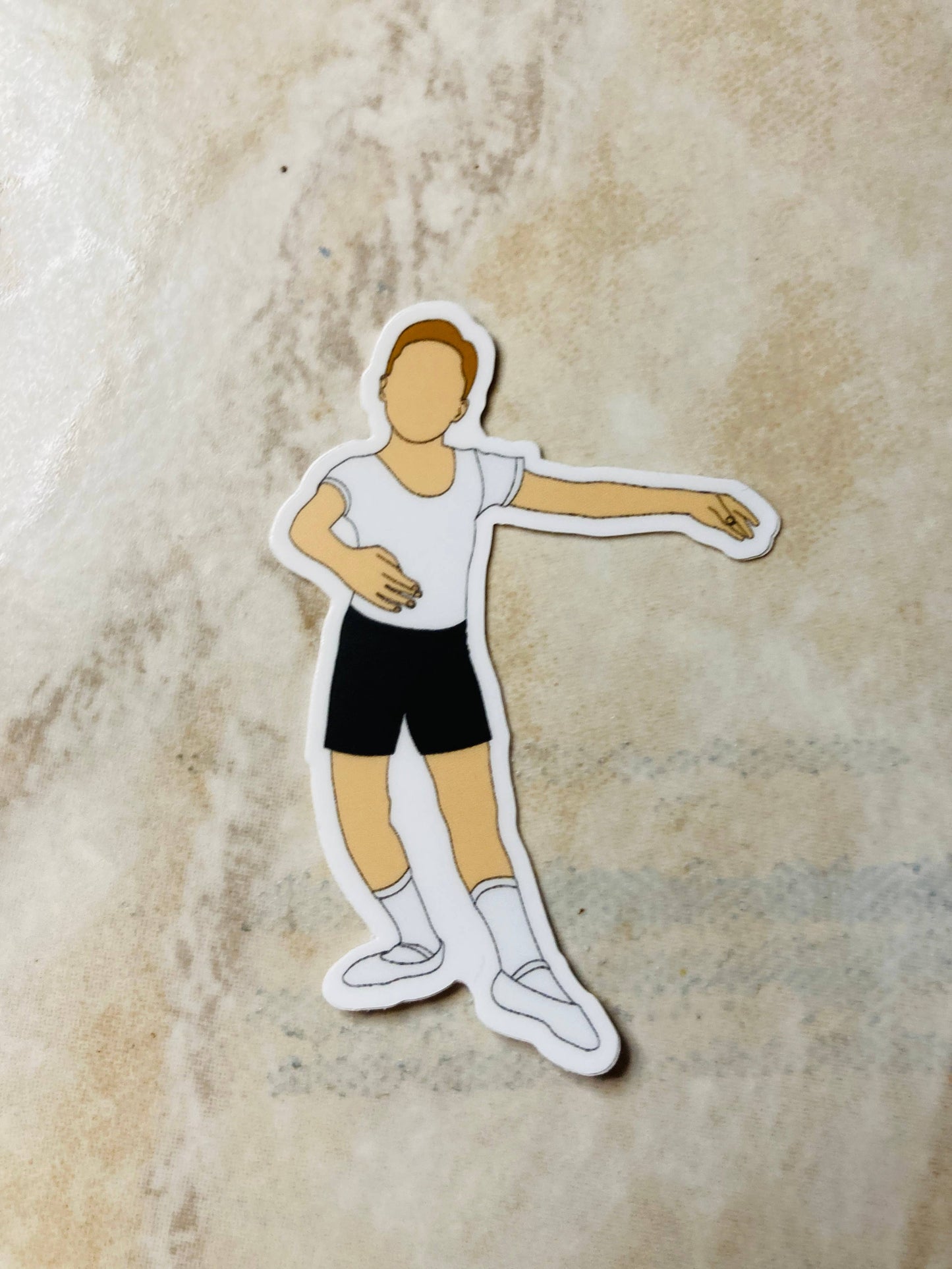 Denali & Co | Boy Ballet Dancer Silhouette Dance Vinyl Sticker