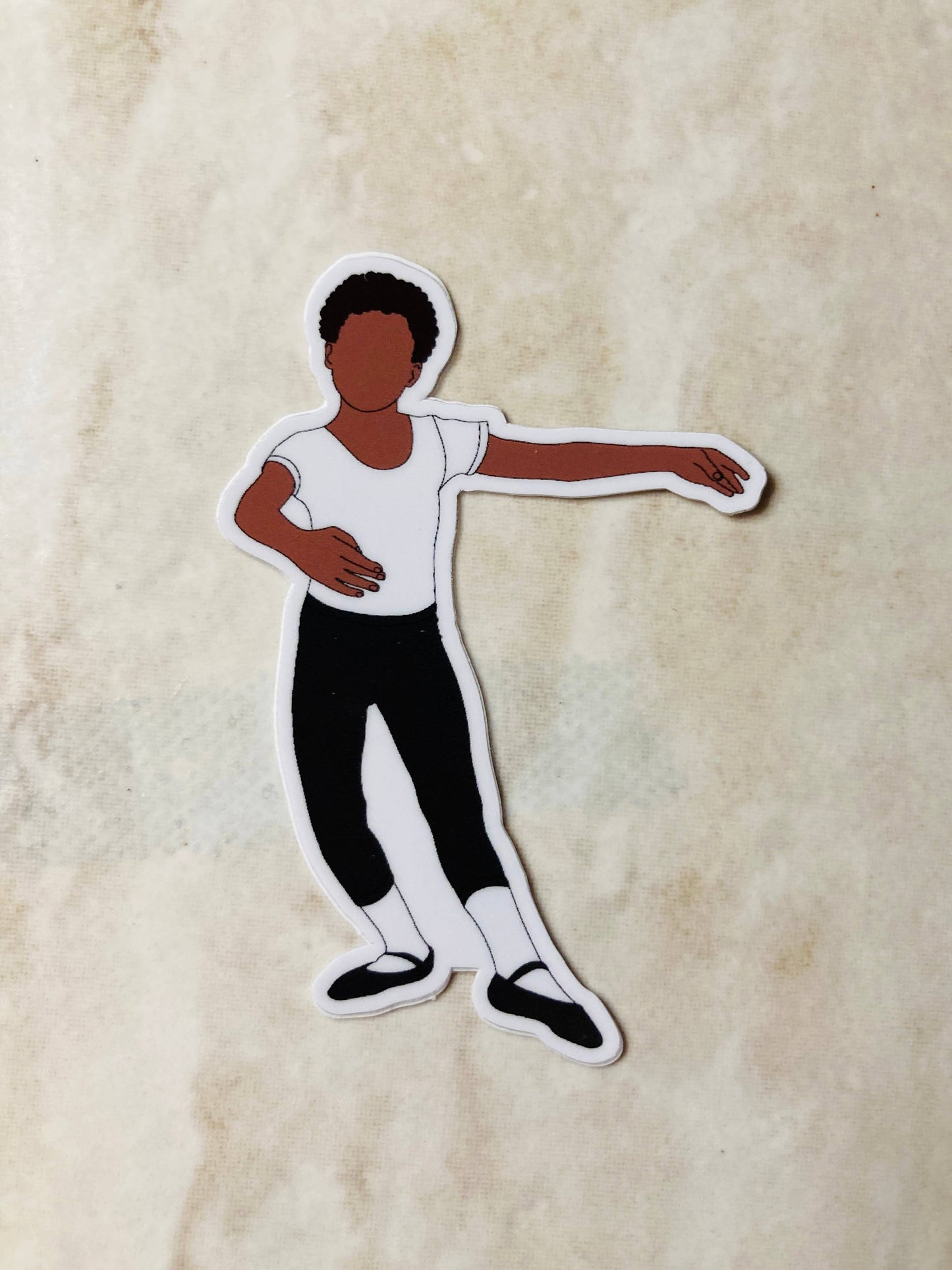 Denali & Co | Boy Ballet Dancer Silhouette Dance Vinyl Sticker