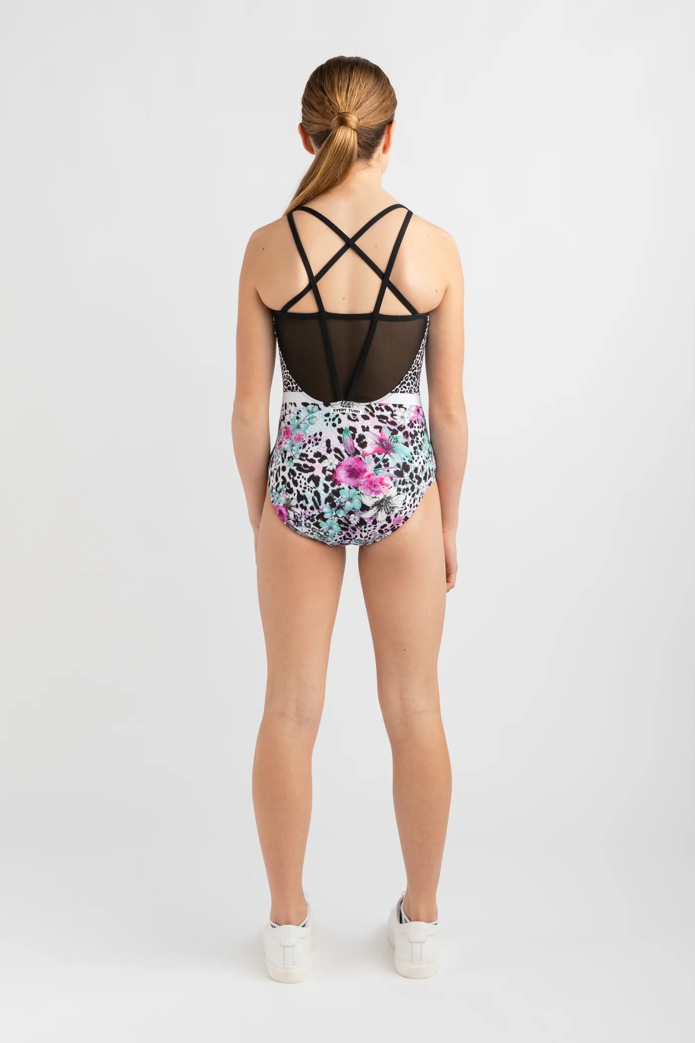 Diva Leotard | Floral Leopard