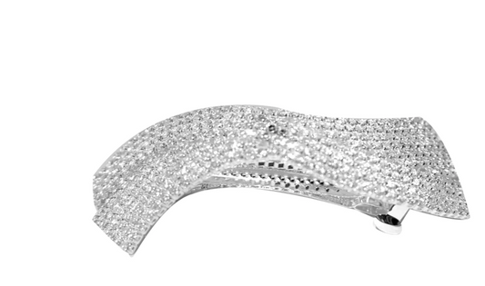 Go Girl | Crystal Ice Wave Barrette