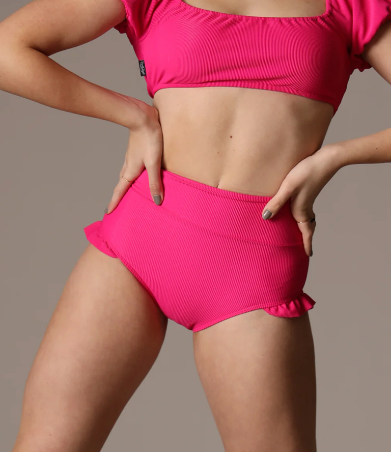 Tiger Friday | Filly Ribbed Brief | Fuchsia