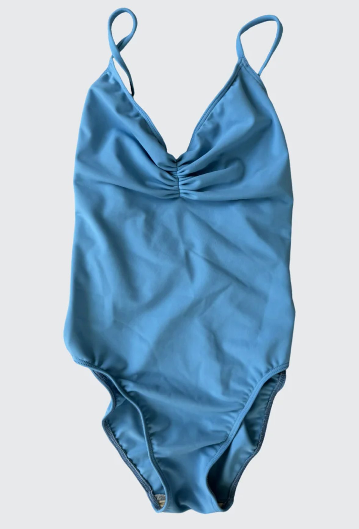 Bullet Pointe | Pinch-Front Leotard | Slate Blue