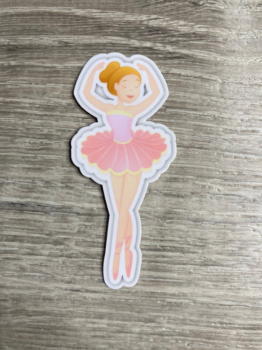 Vinyl Sticker | Pink Ballerina