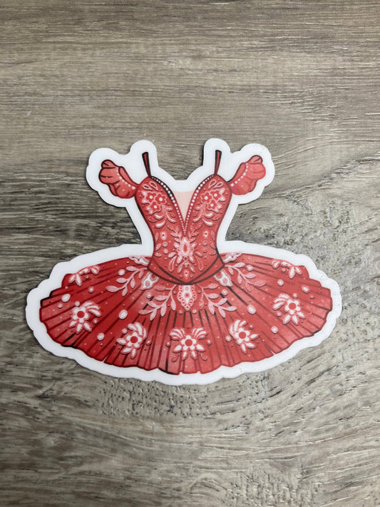 Denali & Co | Red Tutu Dance Vinyl Sticker