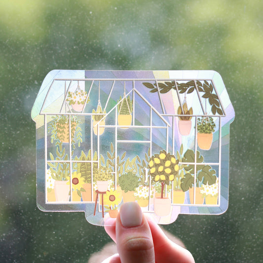 Greenhouse Sun Catcher Window Decal