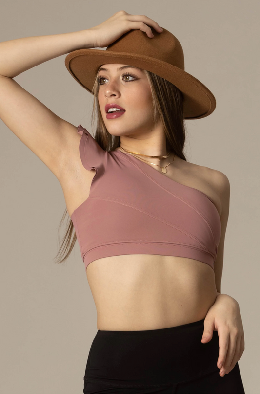 Tiger Friday | Southern Belle Crop Top | Pink Champagne