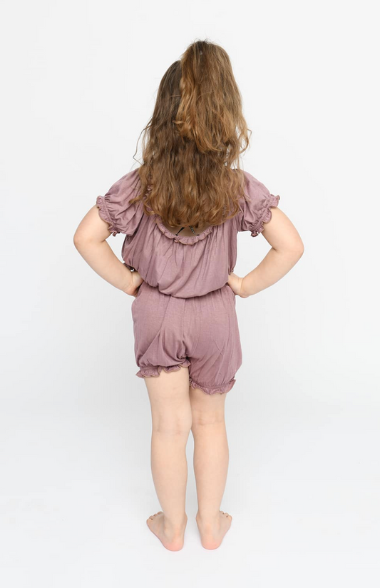 Sugar and Bruno | Children's Maryann Top | Mauve