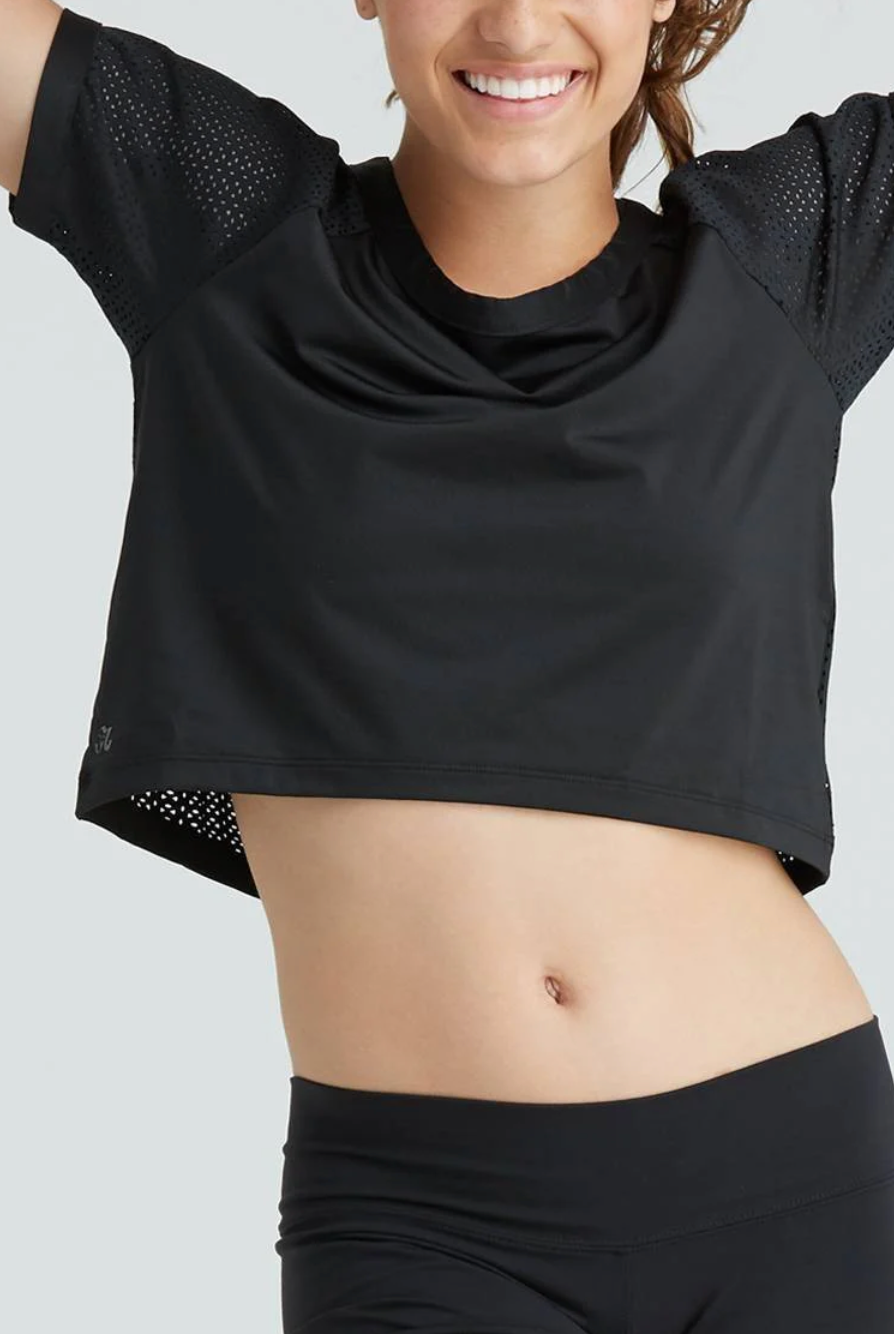 Jo + Jax | Mila Crop Top | Black