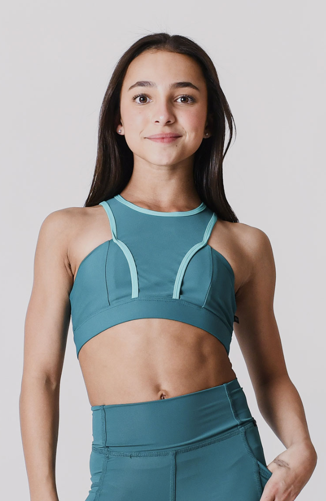 Daroch | Diva Top | Emerald + Sea Foam