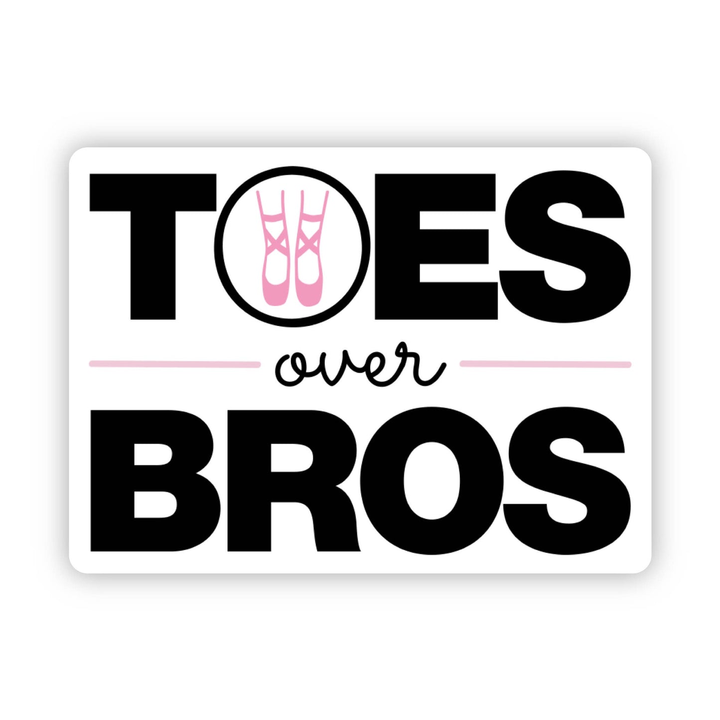 Denali & Co | Toes Over Bros Dance Vinyl Sticker