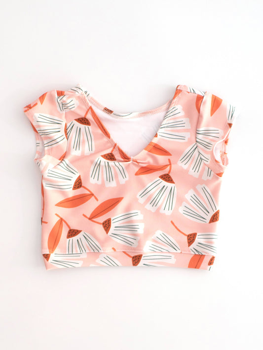 Whitney Deal Dancewear | Crop Top | Peaches & Cream