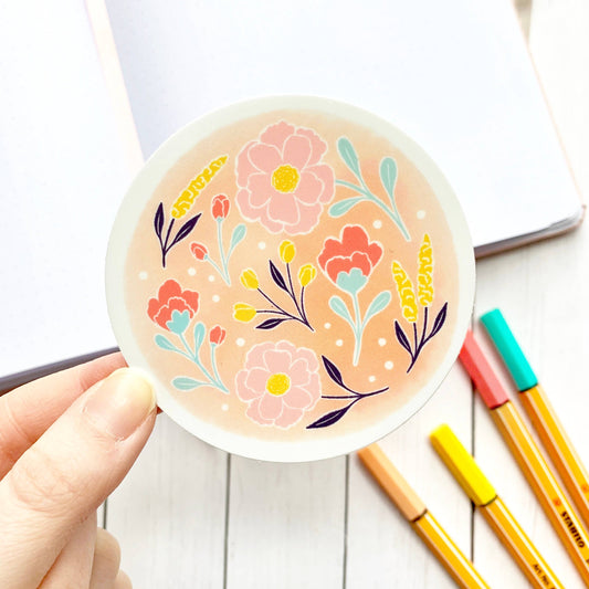 Watercolor Wildflower Sticker