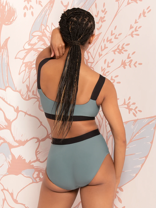 Elevé Dancewear | Vanessa Leotard | Blue Agave