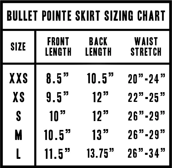 Bullet Pointe | Ballet Skirt | Cloud